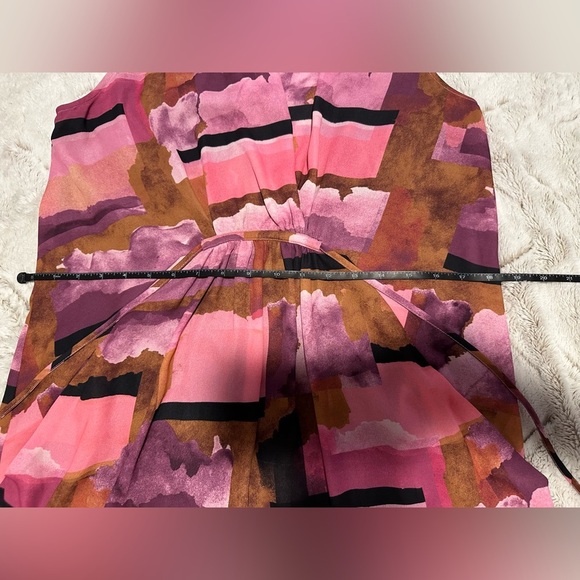 Bar III Pink and Brown Midi Dress - Picture 9 of 10